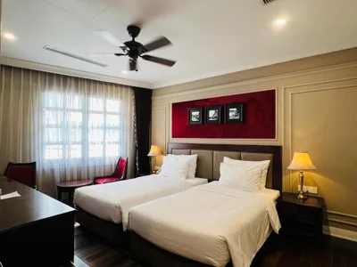 Habitación Deluxe con 2 camas individuales — Hotel du Monde
